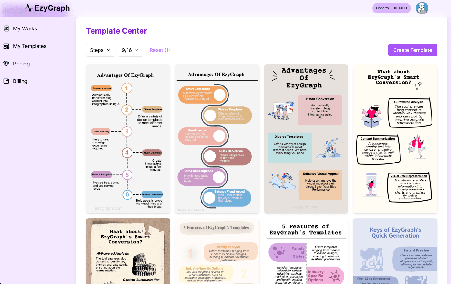 EzyGraph Templates Screenshot